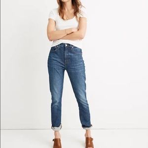 Madewell High Rise Slim Boyjean Eco Edition Denim Jeans 26